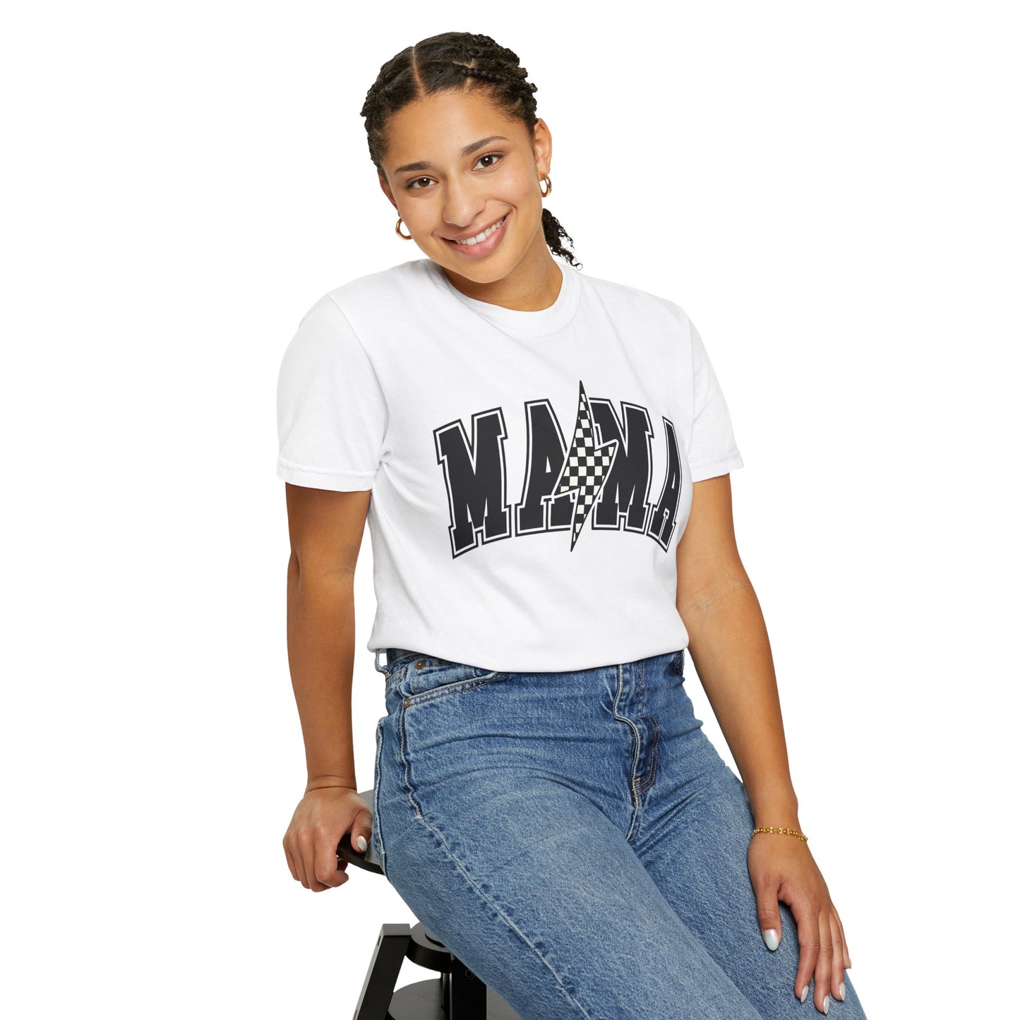 Mama Lightning Bolt Tee, Unisex Jersey Short Sleeve Shirt, Gift for Moms, Casual Wear, Mother's Day Gift, Trendy T-Shirt