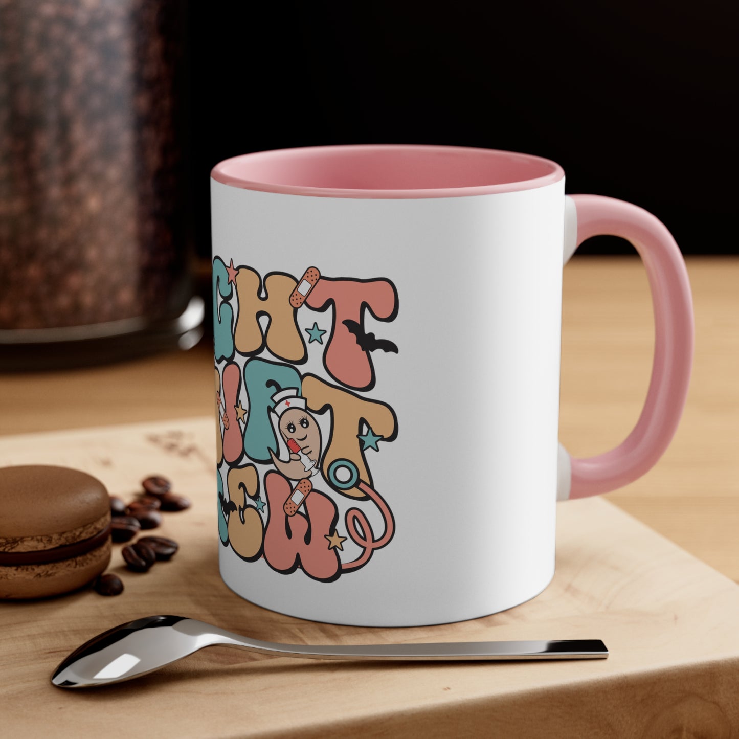 Night Shift Crew - Accent Coffee Mug, 11oz