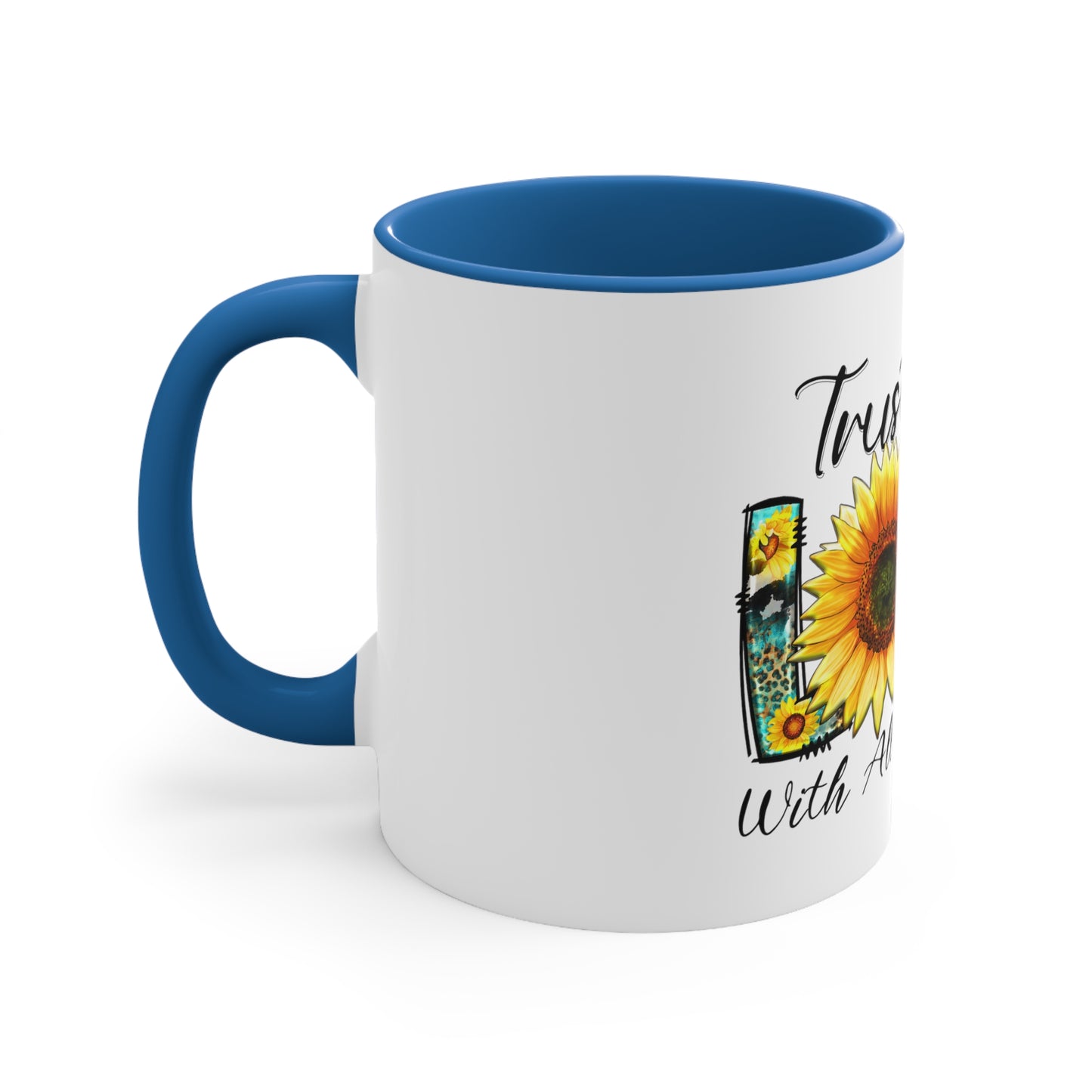 Trust in the Lord - Accent Coffee Mug, 11oz