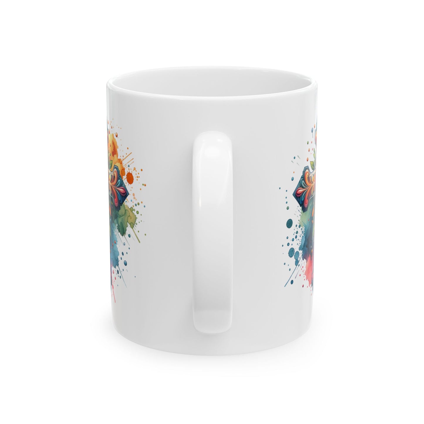 Colorful Cross - Accent Coffee Mug, 11oz