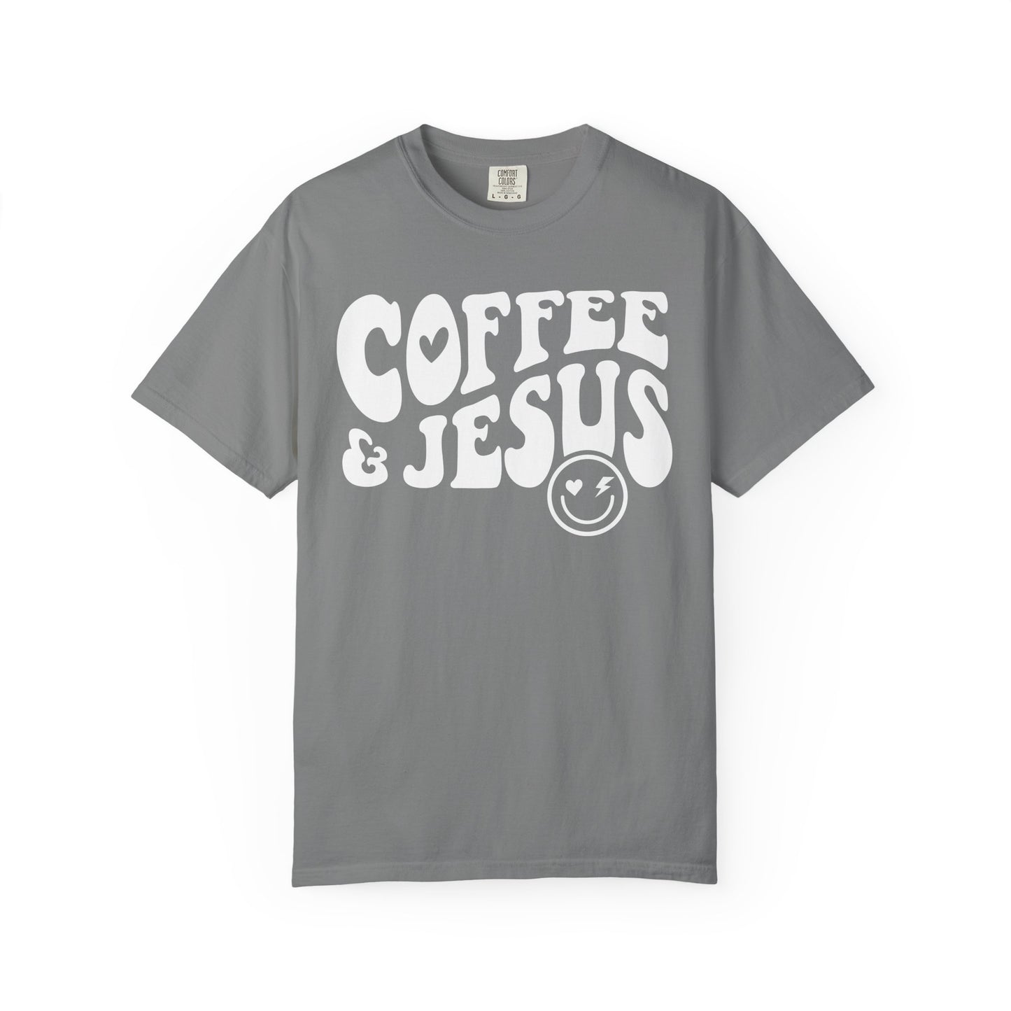 Coffee and Jesus - Jersey Short Sleeve T-Shirt