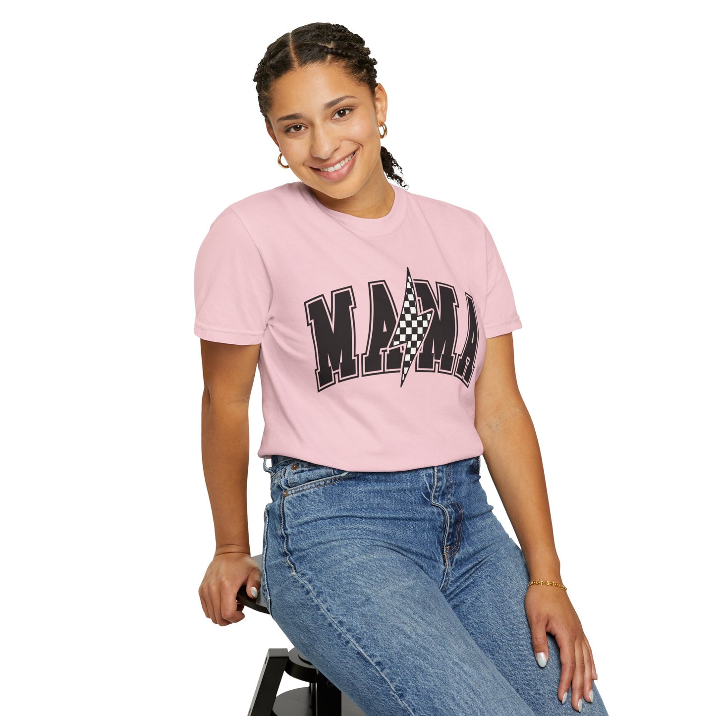 Mama Lightning Bolt Tee, Unisex Jersey Short Sleeve Shirt, Gift for Moms, Casual Wear, Mother's Day Gift, Trendy T-Shirt