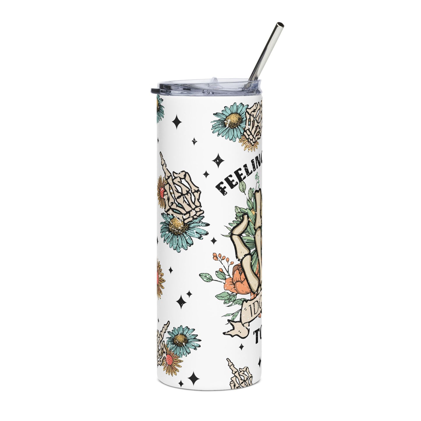 Colorful Inspirational Stainless Steel Tumbler | 20oz Travel Mug | Motivational Drinkware | Gifts for Friends | IDGAF Design, [...]
