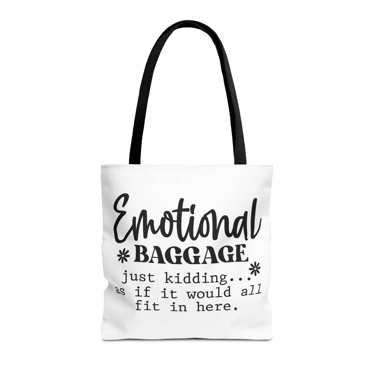 Emotional Baggage Tote Bag, Funny Gift for Friends, Shopping Bag, Reusable Bag, Gift for Mental Health Awareness