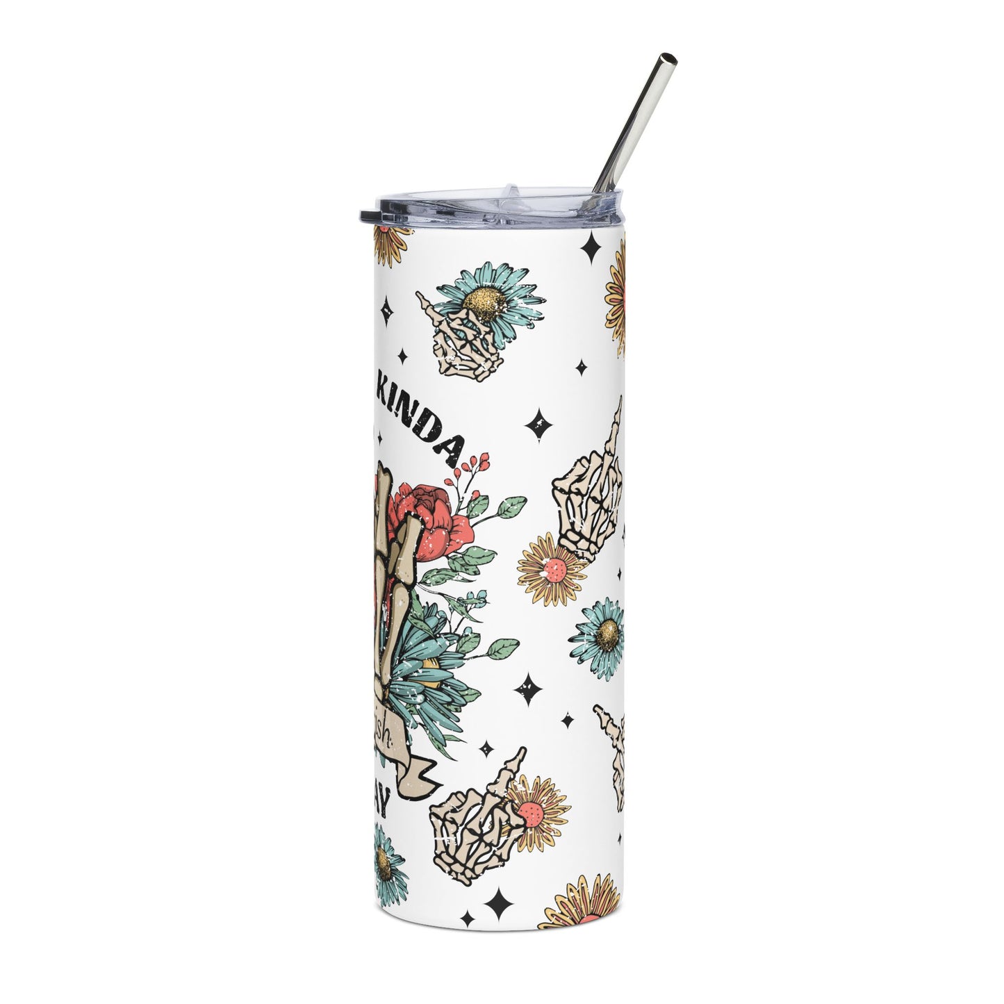 Colorful Inspirational Stainless Steel Tumbler | 20oz Travel Mug | Motivational Drinkware | Gifts for Friends | IDGAF Design, [...]