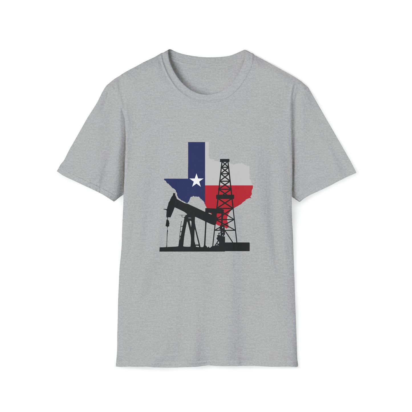 Texas Oilfield - Softstyle T-Shirt