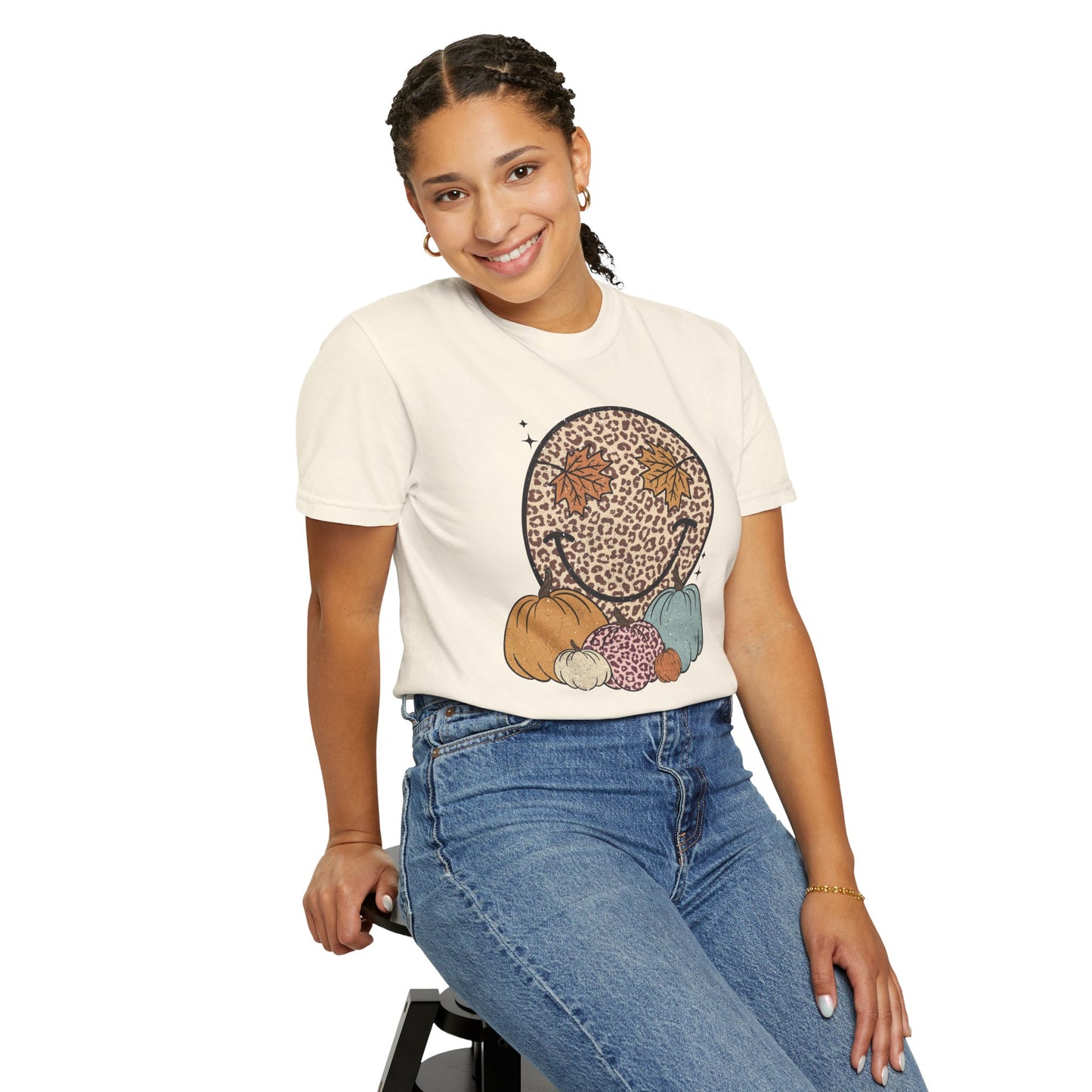 Fall Smiley Face Emoji Tee