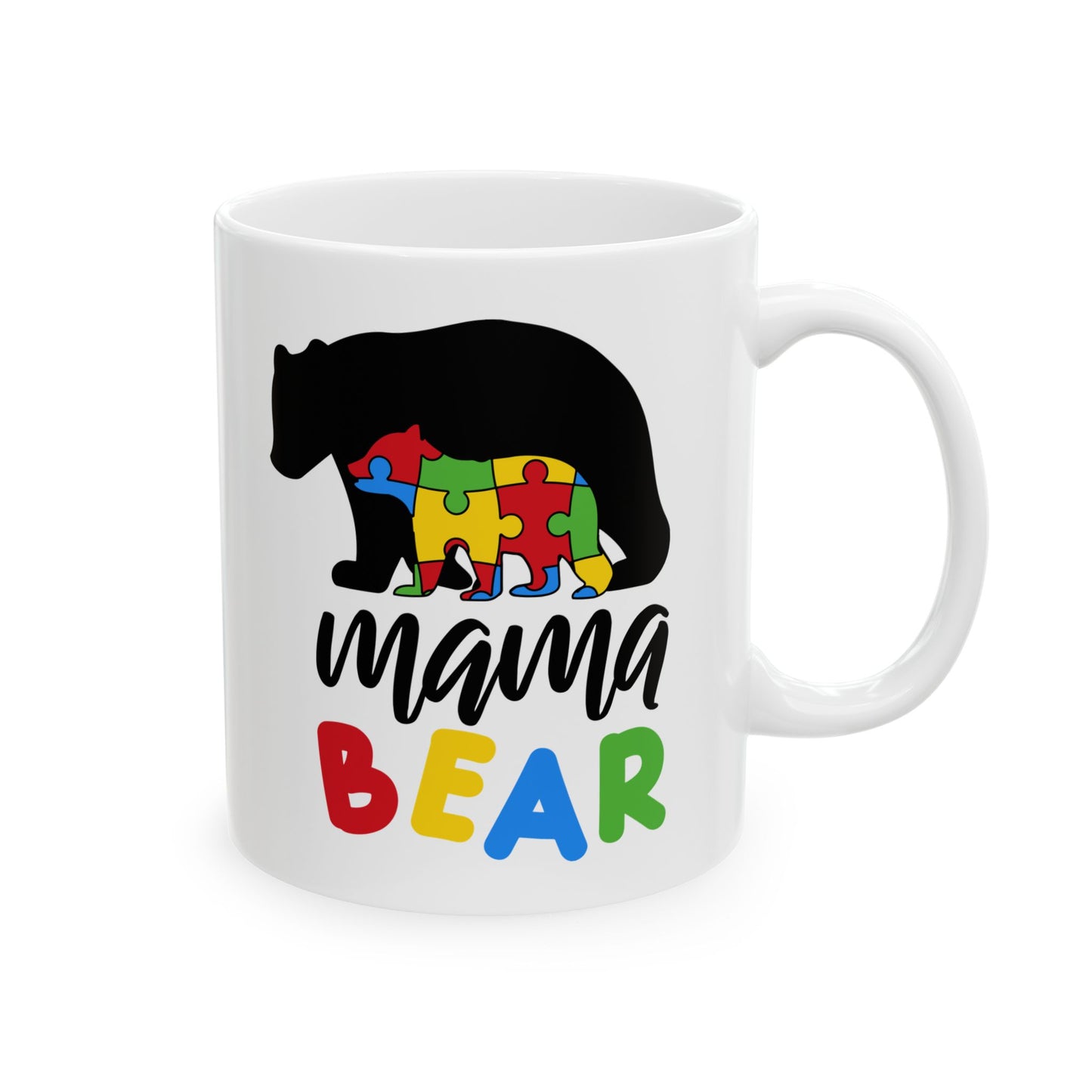Mama Bear - Accent Coffee Mug, 11oz