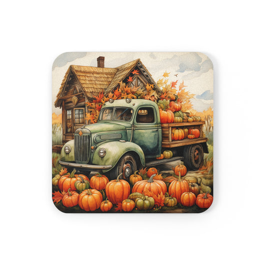 Farmhouse - Corkwood Coaster Set
