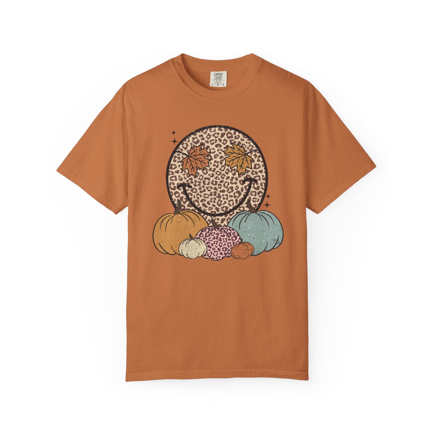 Fall Smiley Face Emoji Tee