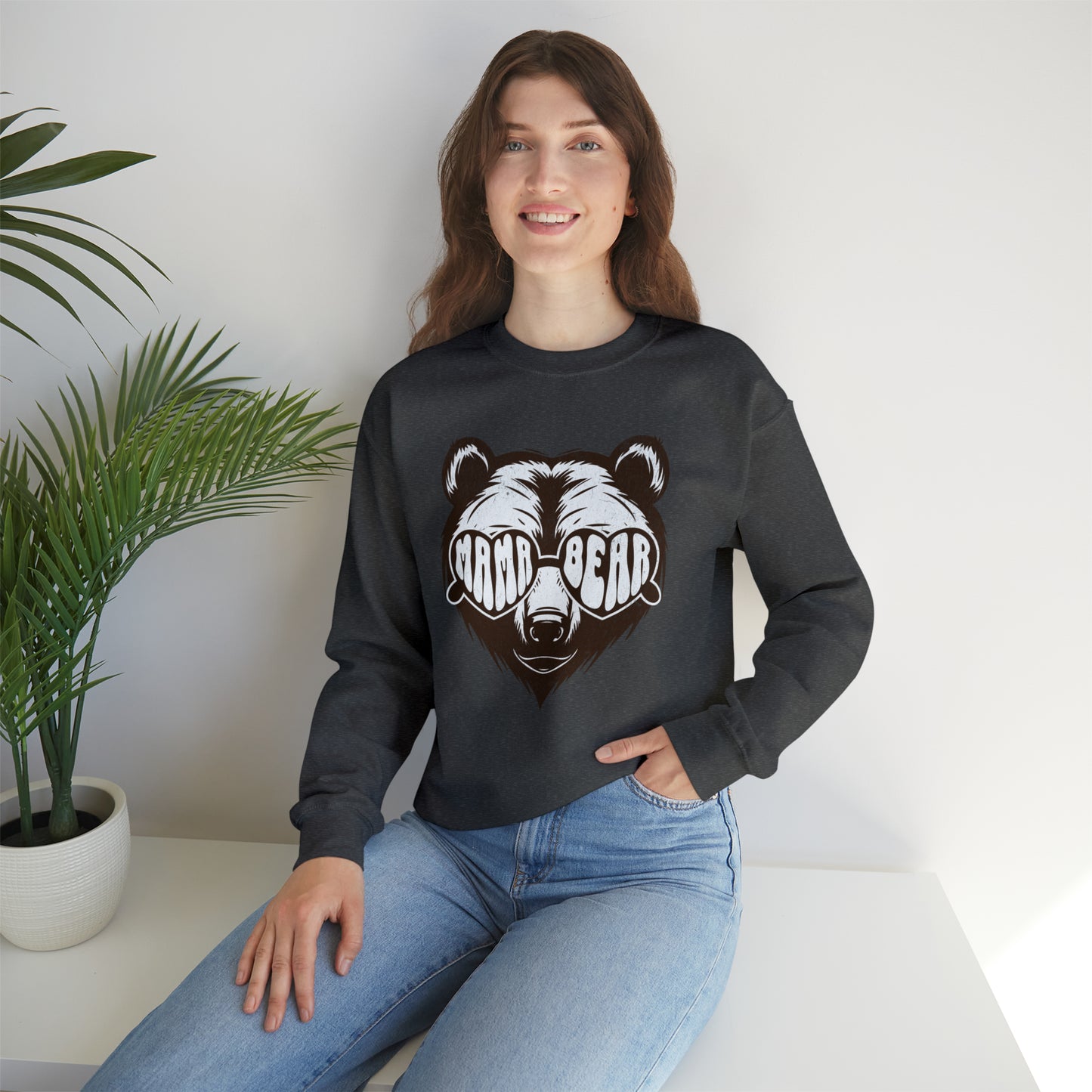 Mama Bear - Heavy Blend™ Crewneck Sweatshirt
