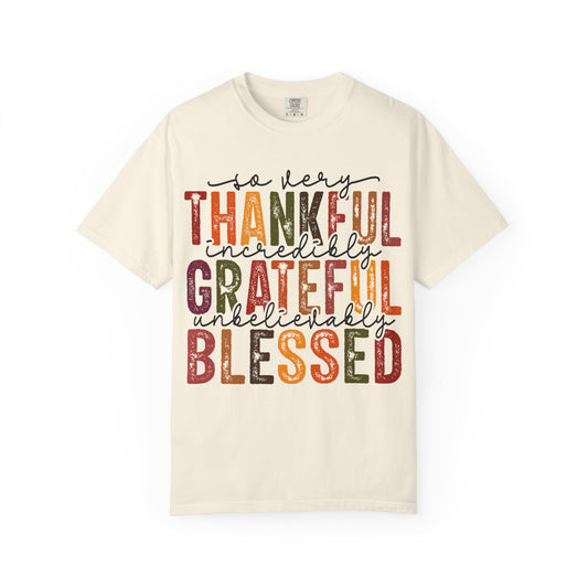 Thankful Grateful Blessed Tee