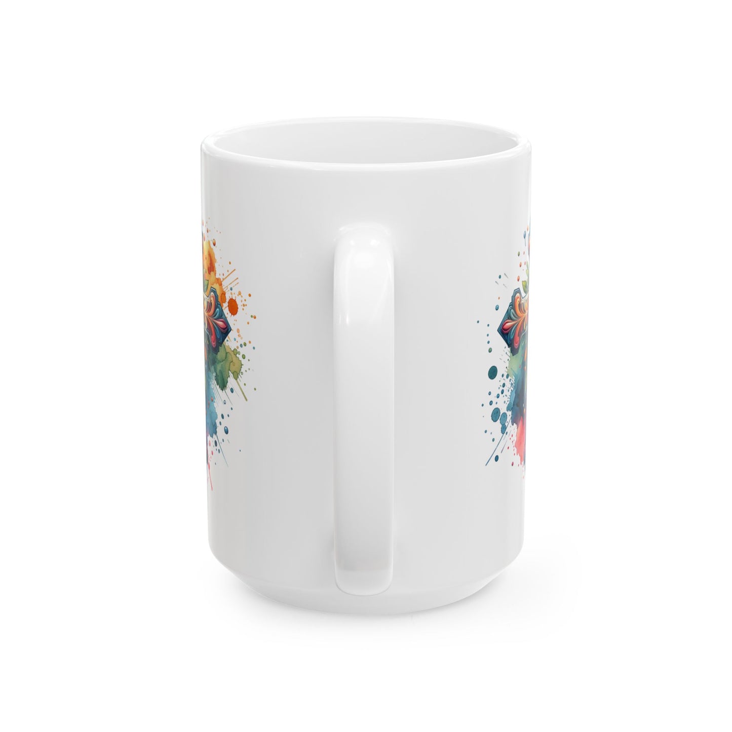 Colorful Cross - Accent Coffee Mug, 11oz
