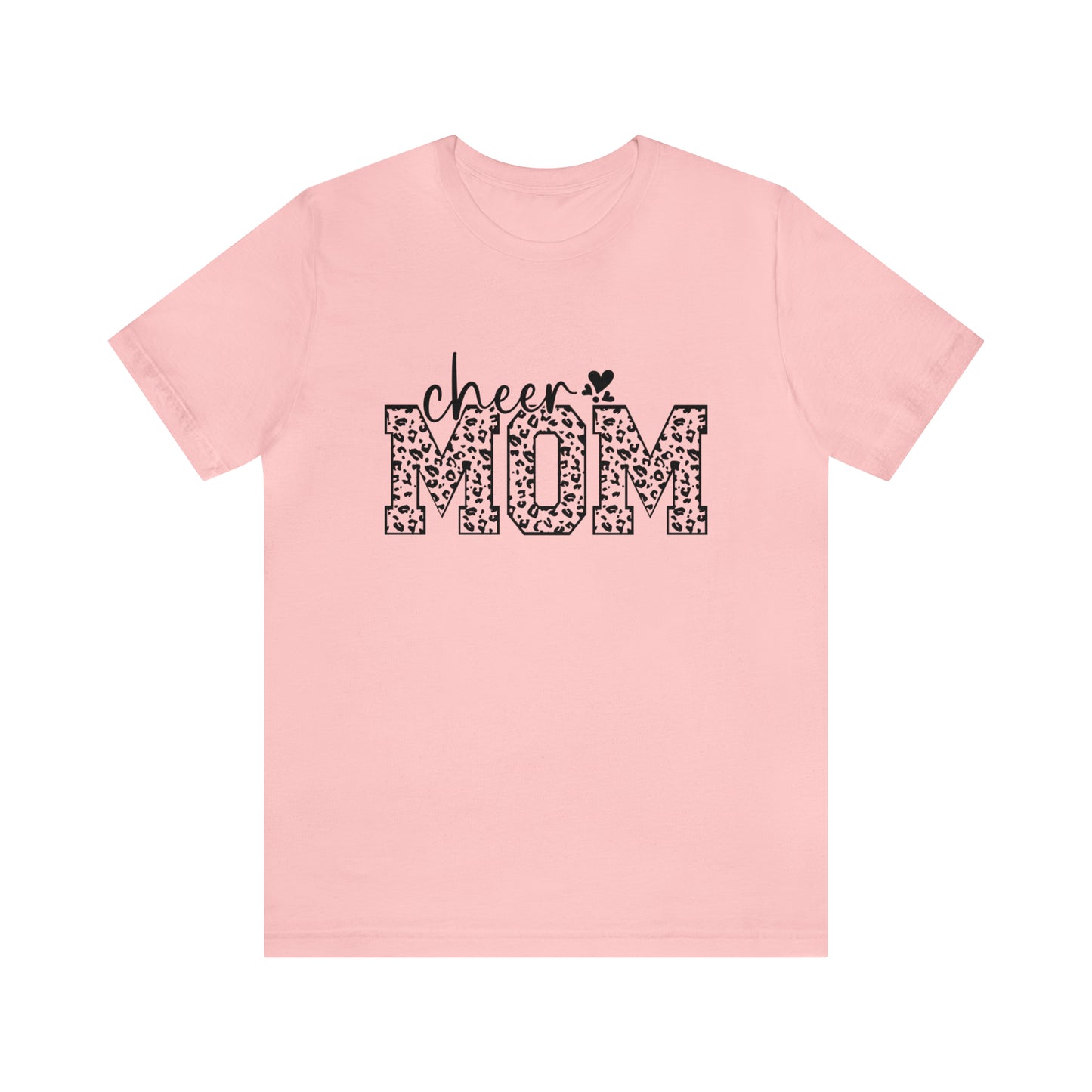 Cheer Mom Leopard - Jersey Short Sleeve T-Shirt