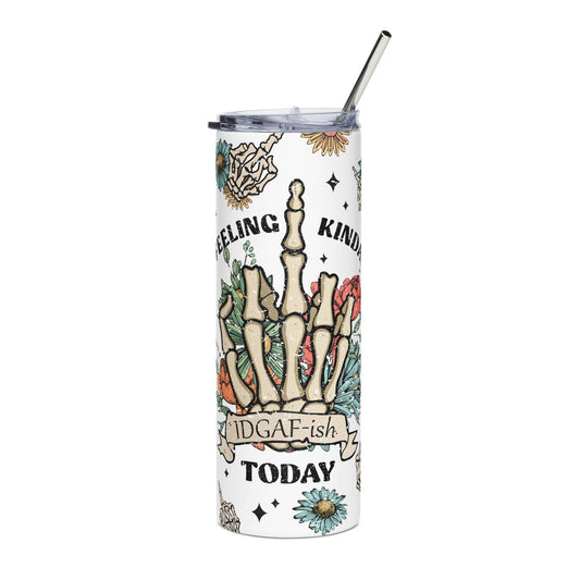 Colorful Inspirational Stainless Steel Tumbler | 20oz Travel Mug | Motivational Drinkware | Gifts for Friends | IDGAF Design, [...]