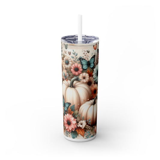 Tumbler Cup - Fall Pumpkins, Leopard Print, Sunflowers, and Butterflies