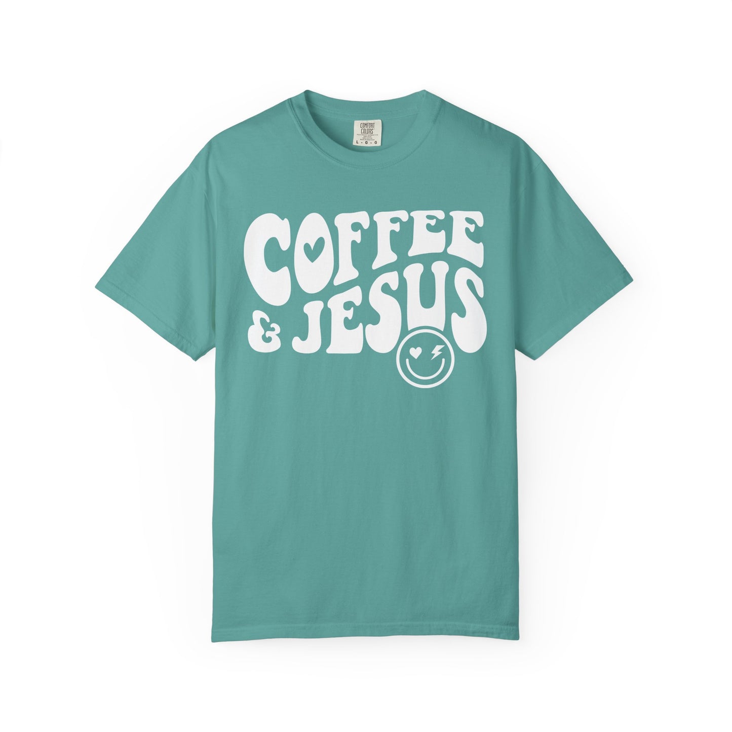 Coffee and Jesus - Jersey Short Sleeve T-Shirt