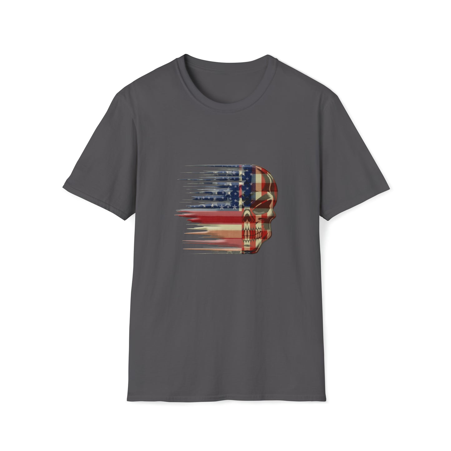 USA Skull - Softstyle T-Shirt