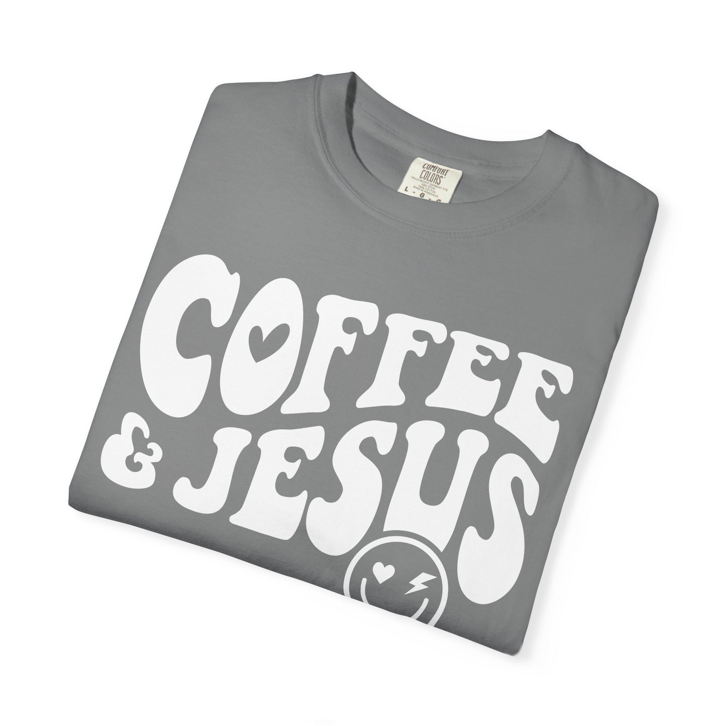 Coffee and Jesus - Jersey Short Sleeve T-Shirt