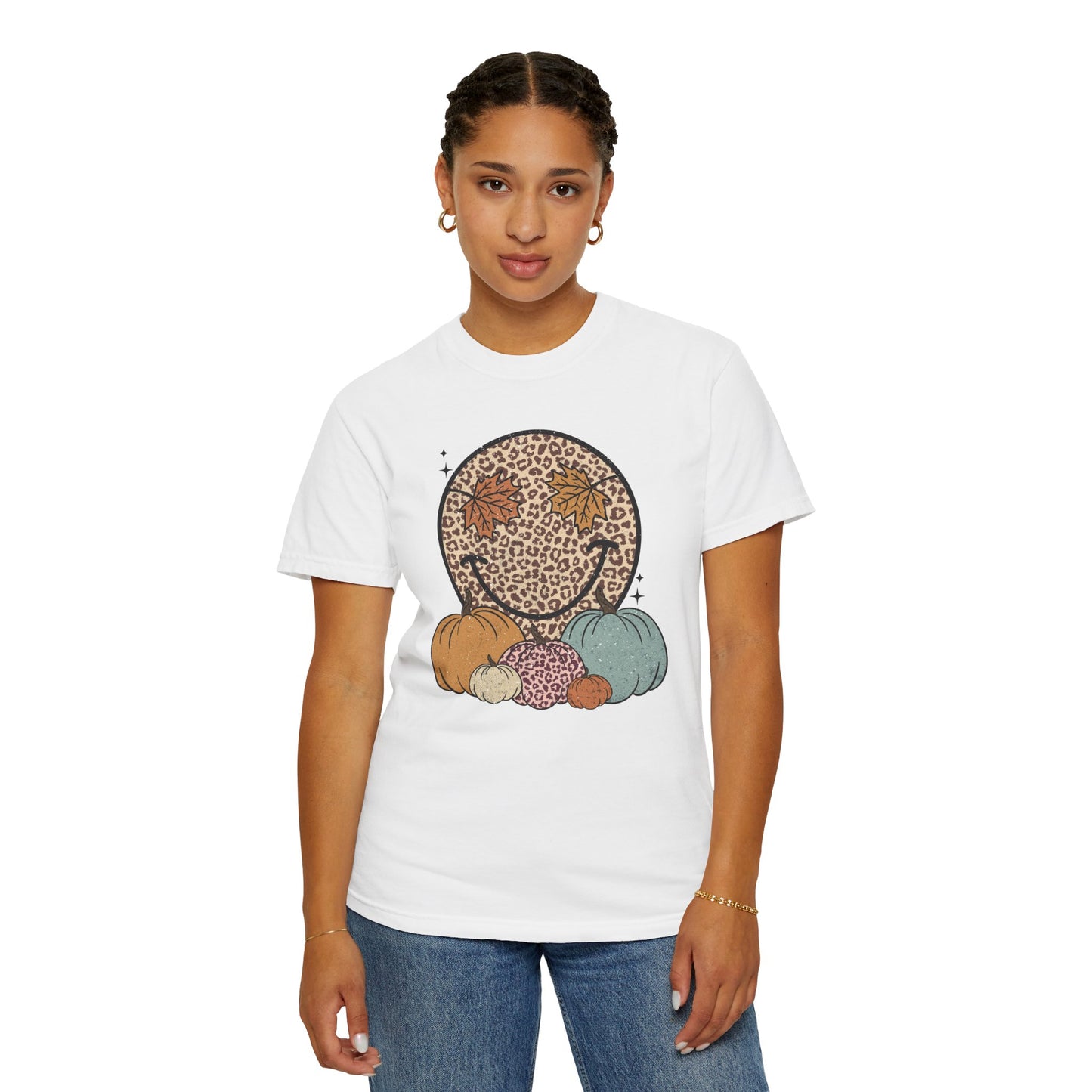 Fall Smiley Face Emoji Tee