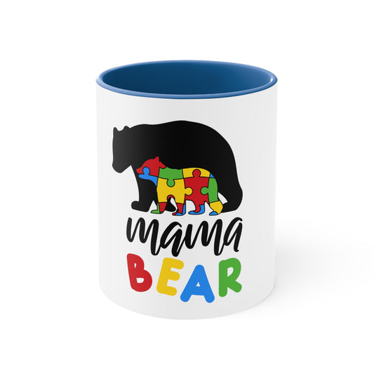 Mama Bear - Accent Coffee Mug, 11oz