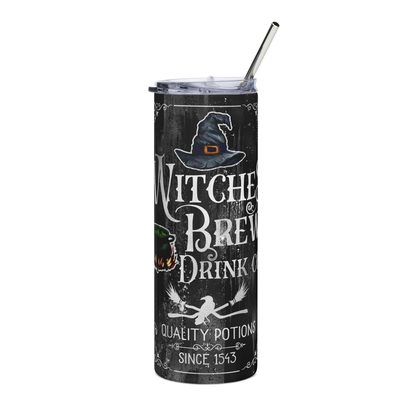 Witch's Brew Stainless Steel Tumbler, 20oz - Perfect for Halloween, Potion Lovers, Gifts, Travel Drinkware, Customizable Design