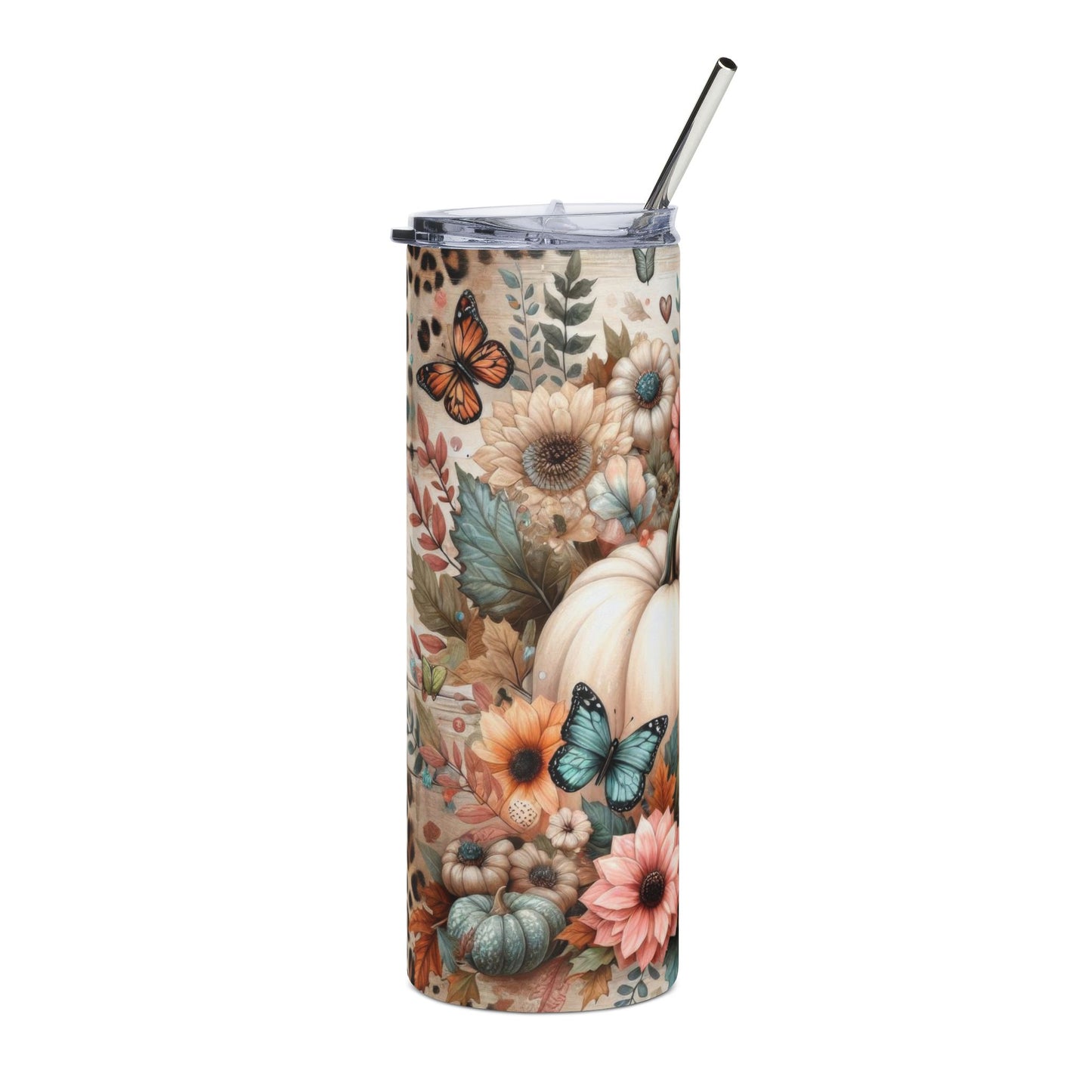 Festive Stainless Steel Tumbler - Perfect for Holiday Coffee Lovers, Christmas Gift, Reusable Travel Mug, Eco-Friendly Drinkware, [...]