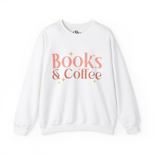 Books and Coffee - Heavy Blend™ Crewneck Sweatshirt