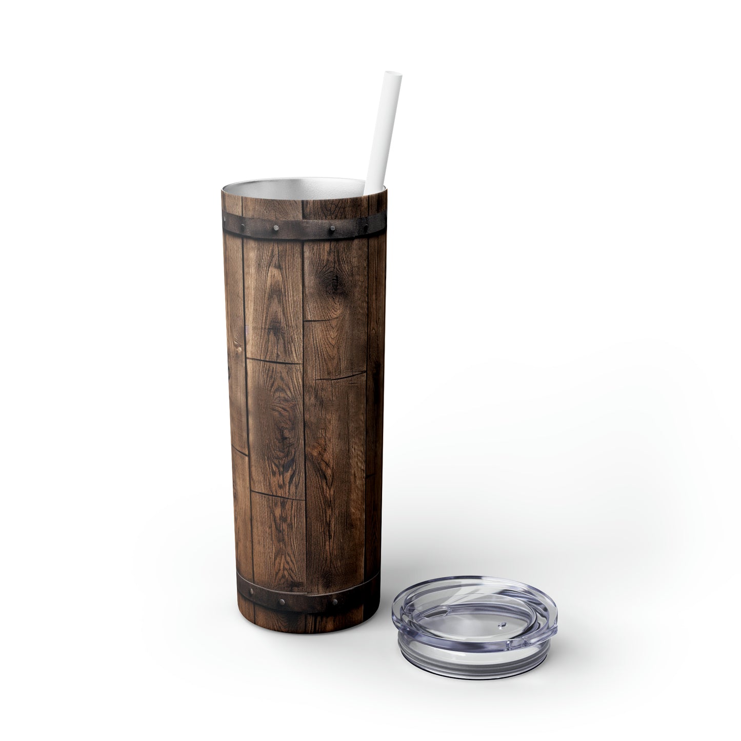 Barrel - Skinny Tumbler with Straw, 20oz