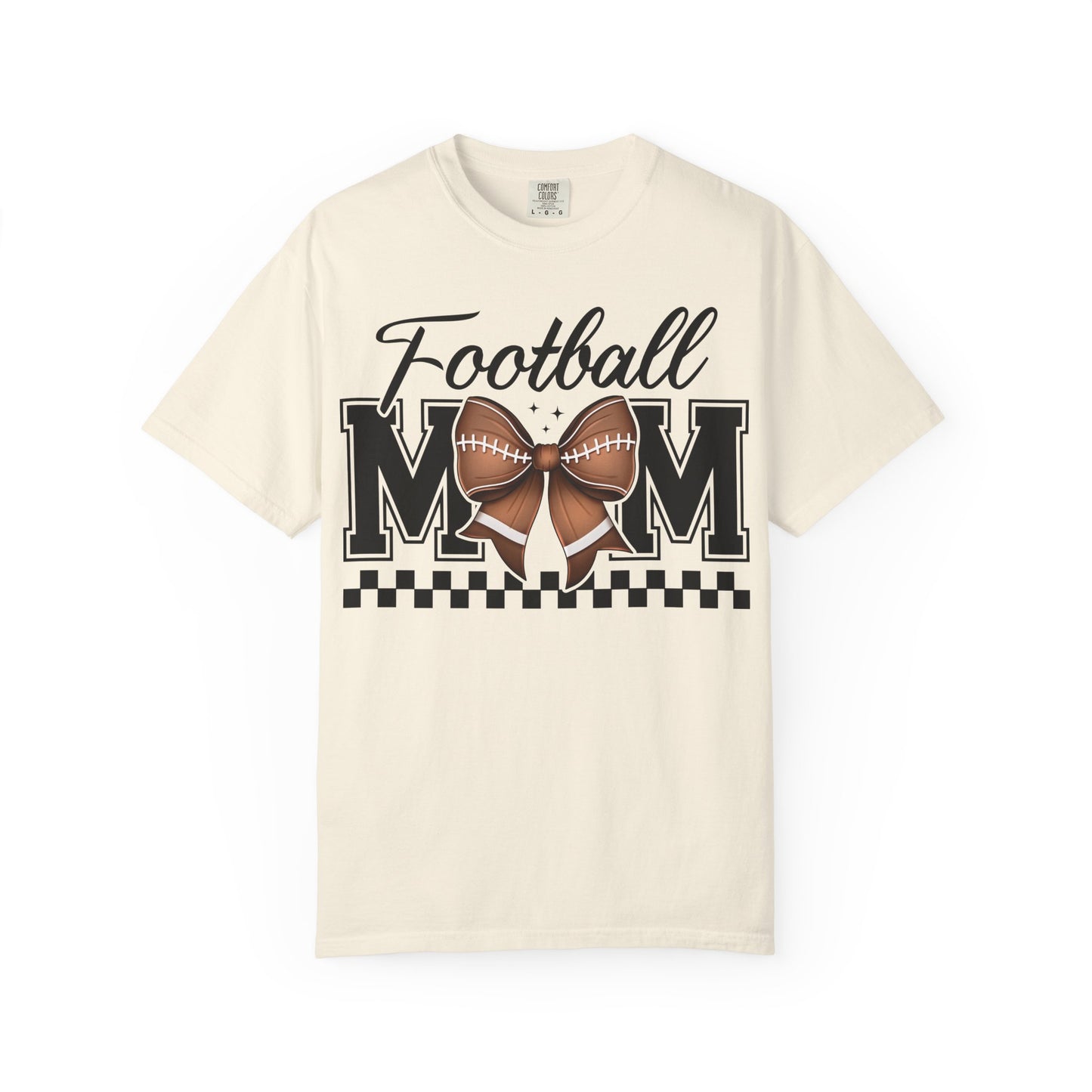Football Mom Garment-Dyed T-Shirt | Unisex Tee for Sports Fans, Mother's Day Gift, Casual Wear, Game Day Style, Football Season