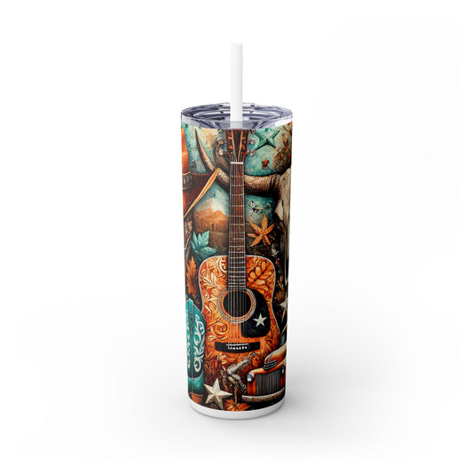 Tumbler with Western Fall Theme