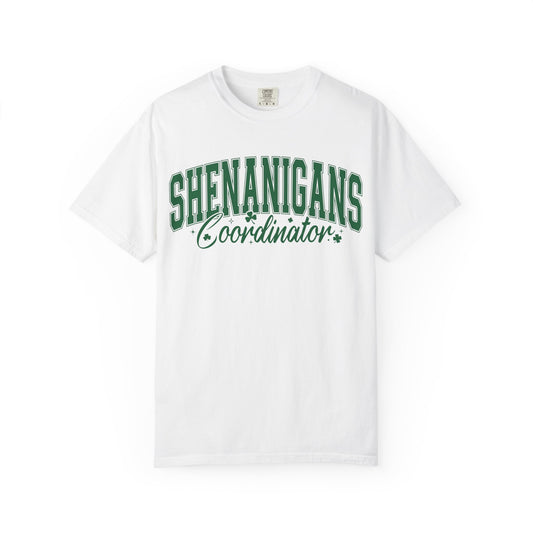 Shenanigans Coordinator Unisex Short Sleeve Tee - Fun St. Patrick's Day T-Shirt
