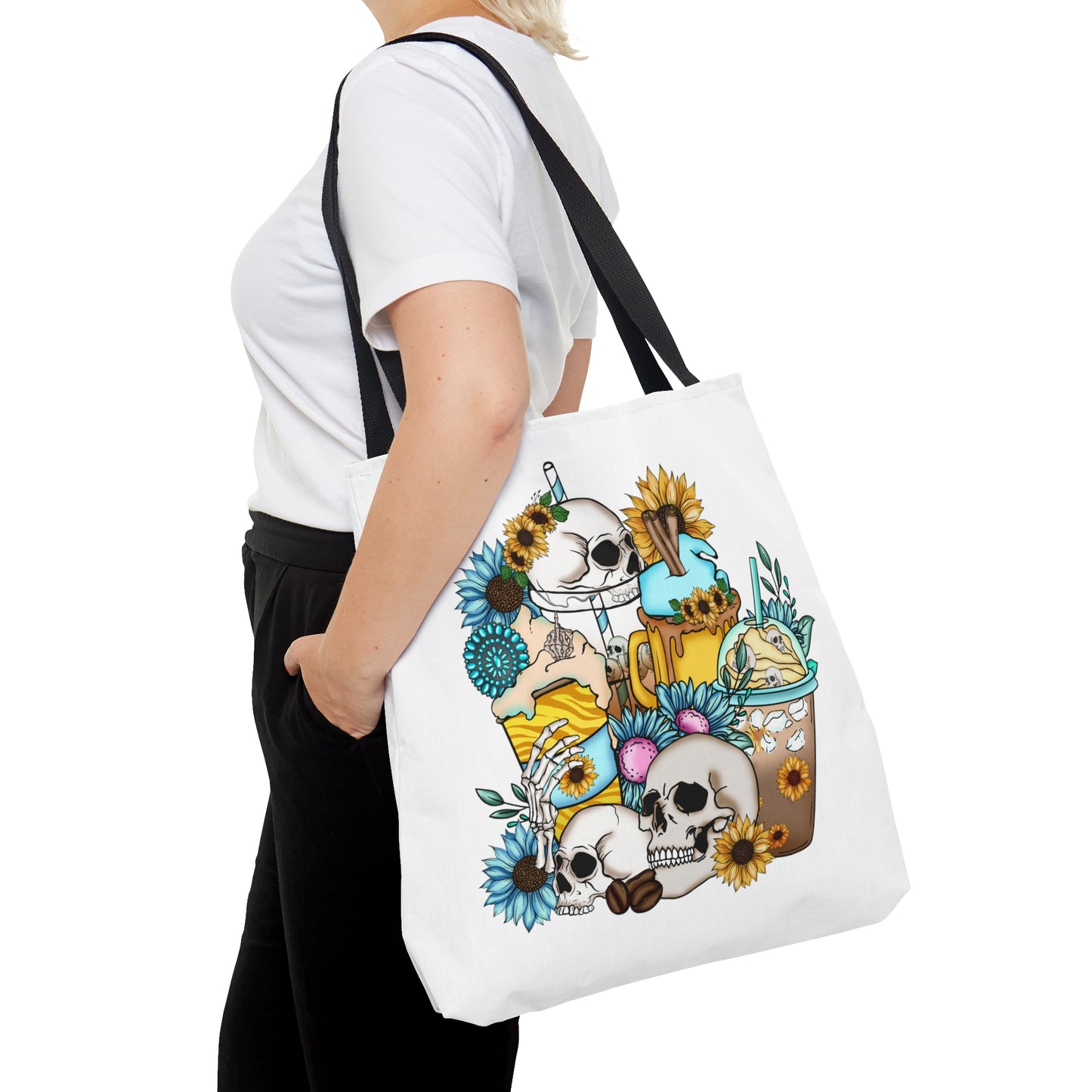 Skull and Coffee - Tote Bag Accessories