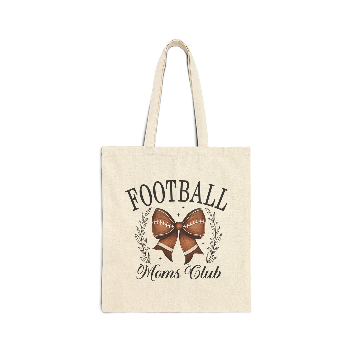 Football Moms Club Tote Bag, Canvas Tote for Football Moms, Sports Event Bag, Gift for Moms, Football Lovers Tote