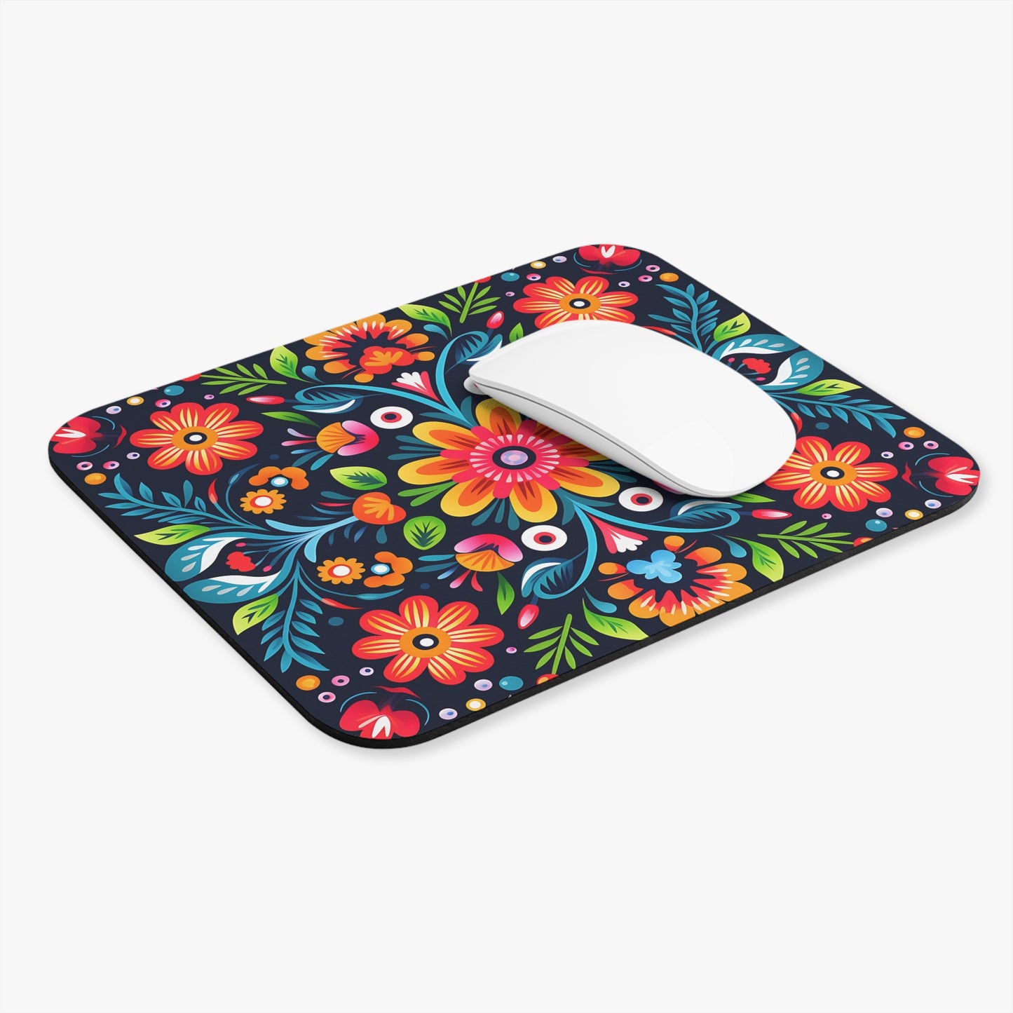 Mouse Pad - Mexican Floral Pattern