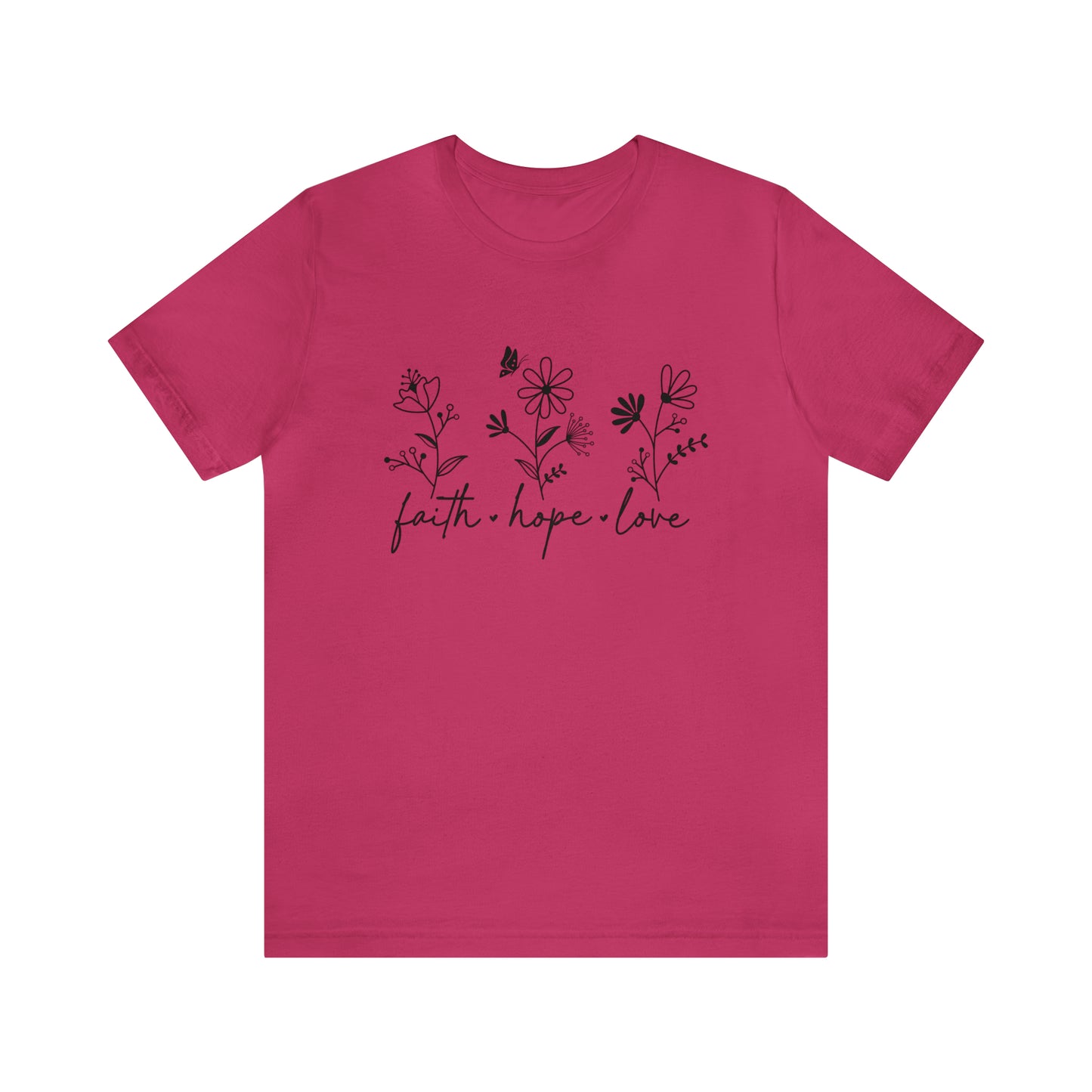 Faith Hope love - Jersey Short Sleeve T-Shirt