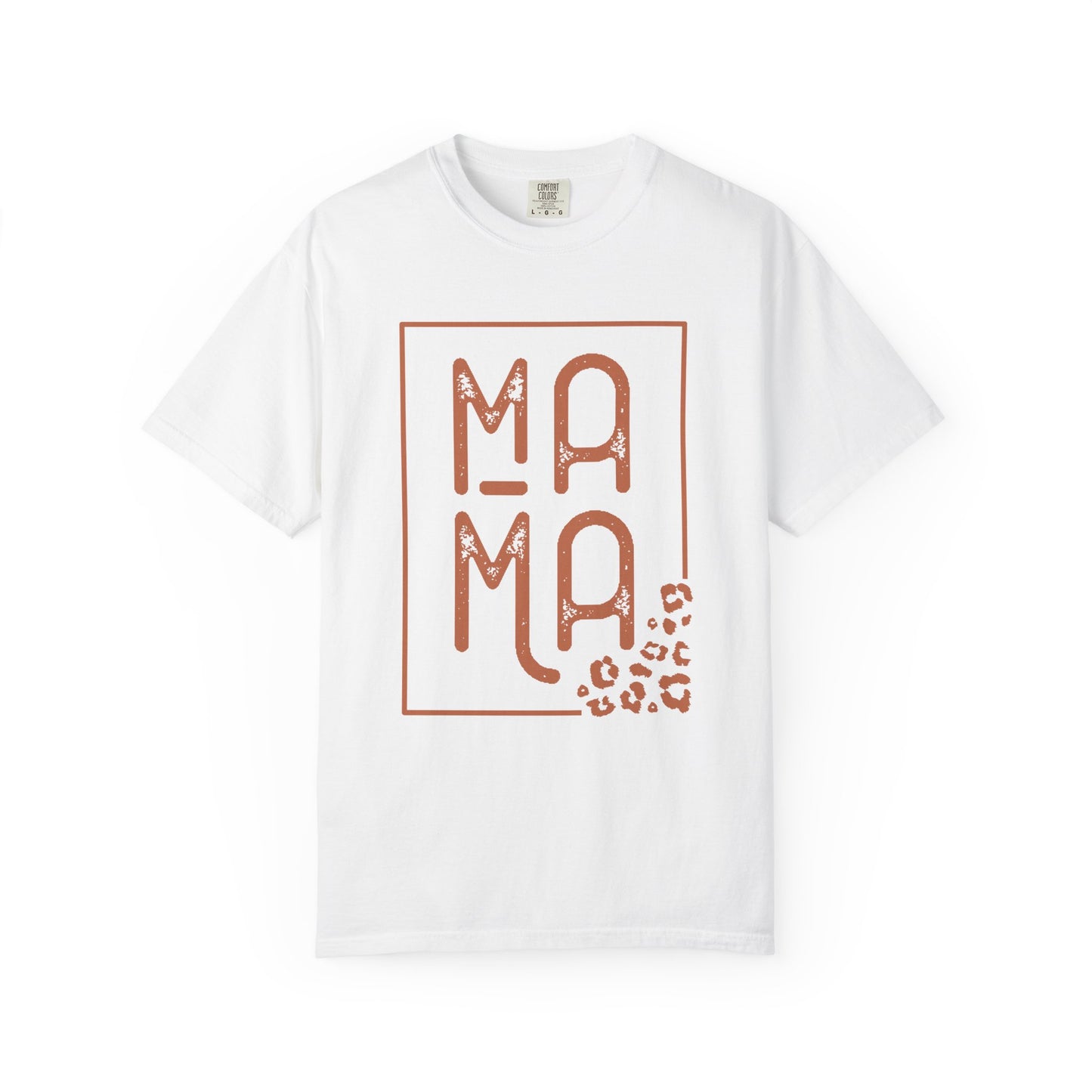 Mama with Leopard Print- Jersey Short Sleeve T-Shirt