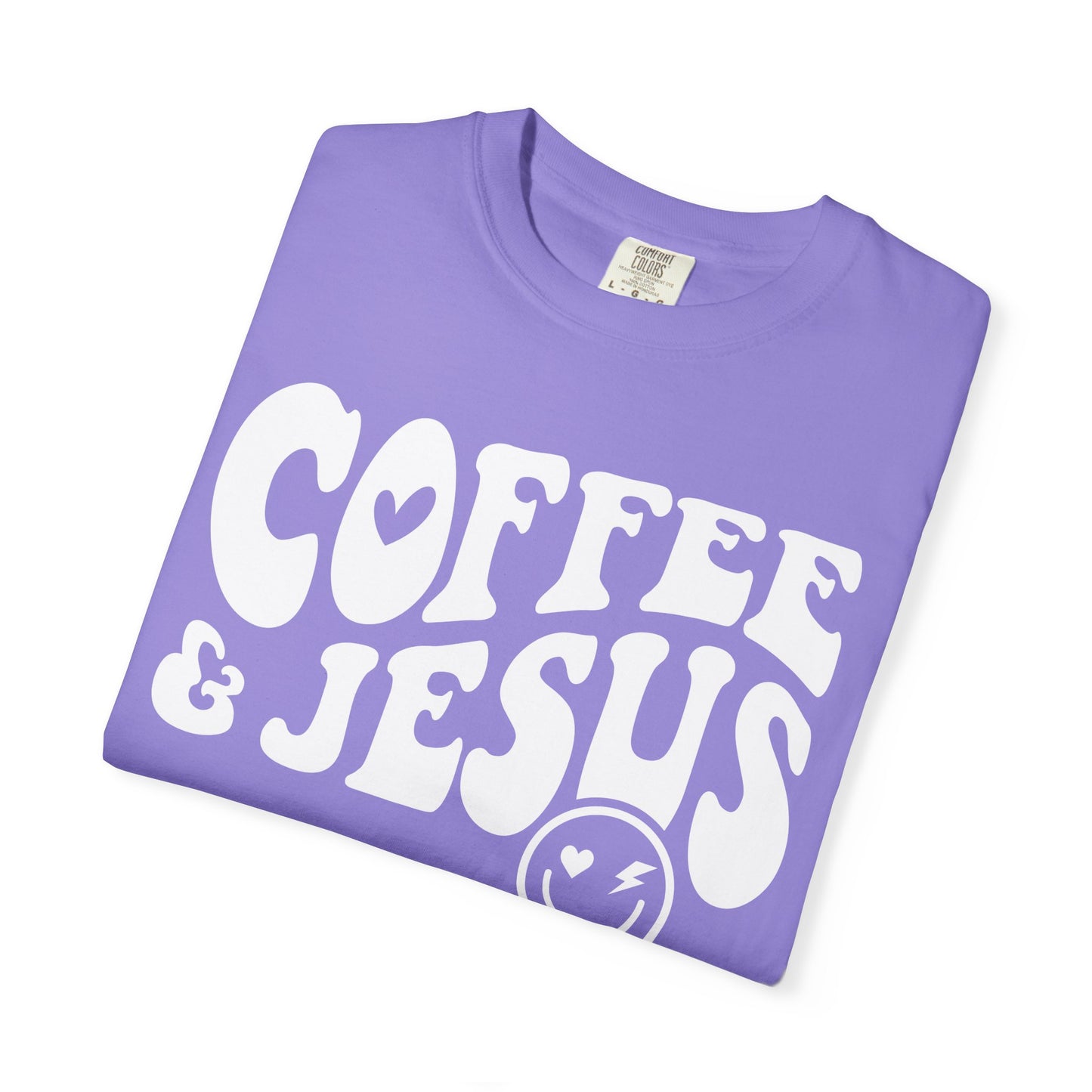 Coffee and Jesus - Jersey Short Sleeve T-Shirt