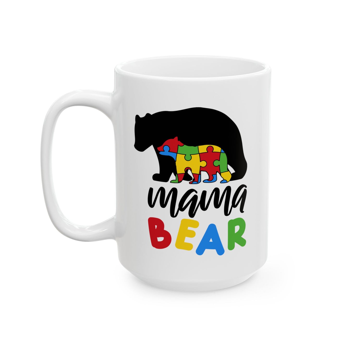 Mama Bear - Accent Coffee Mug, 11oz