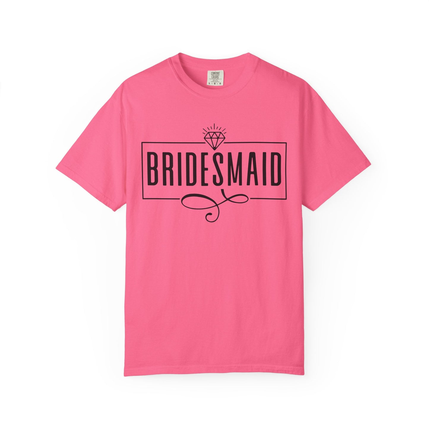 Bridesmaid T-shirt, Bridal Party Shirt, Wedding Gift, Bachelorette, Casual Bride Apparel, Garment-Dyed Tee