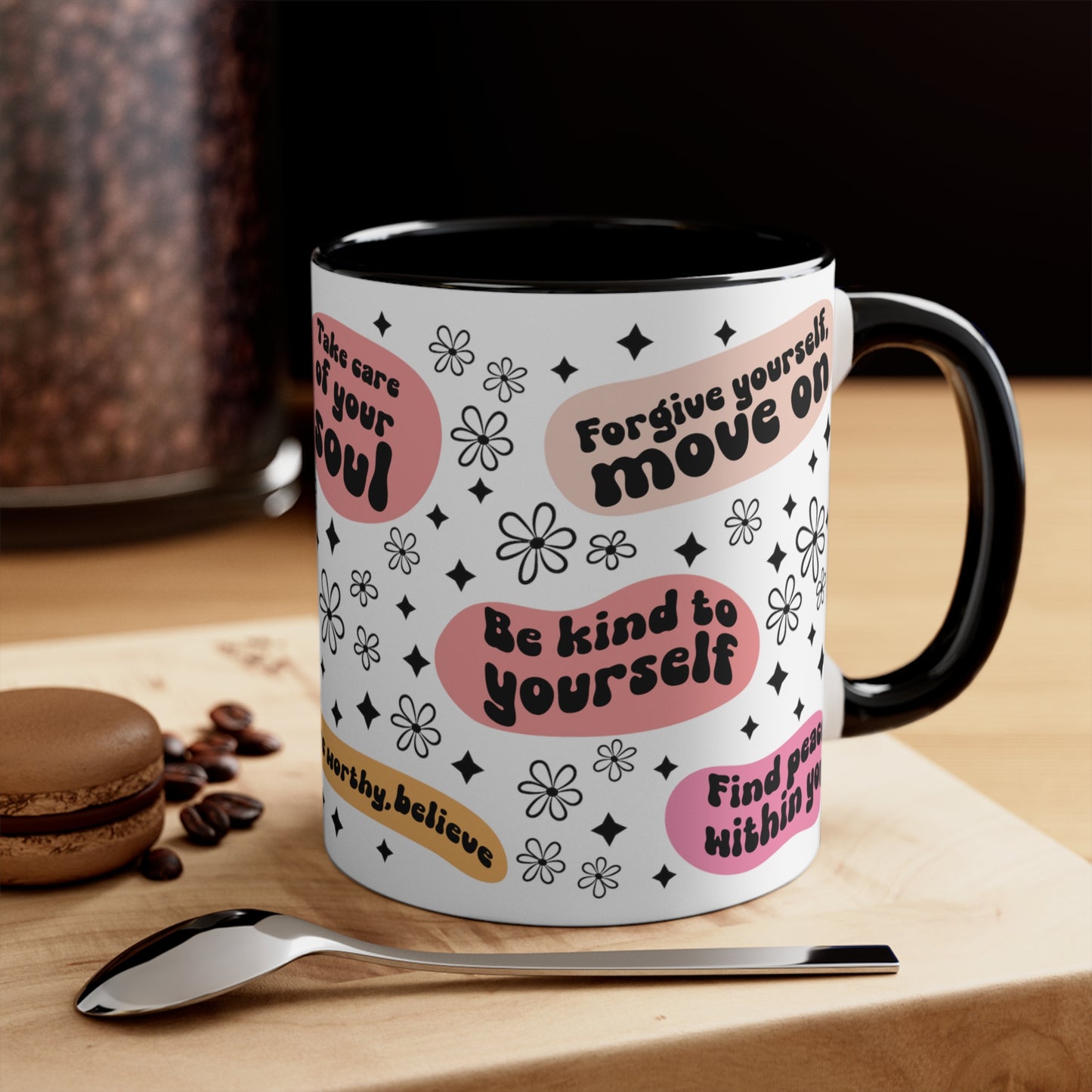 Christian Quotes - Accent Coffee Mug, 11oz