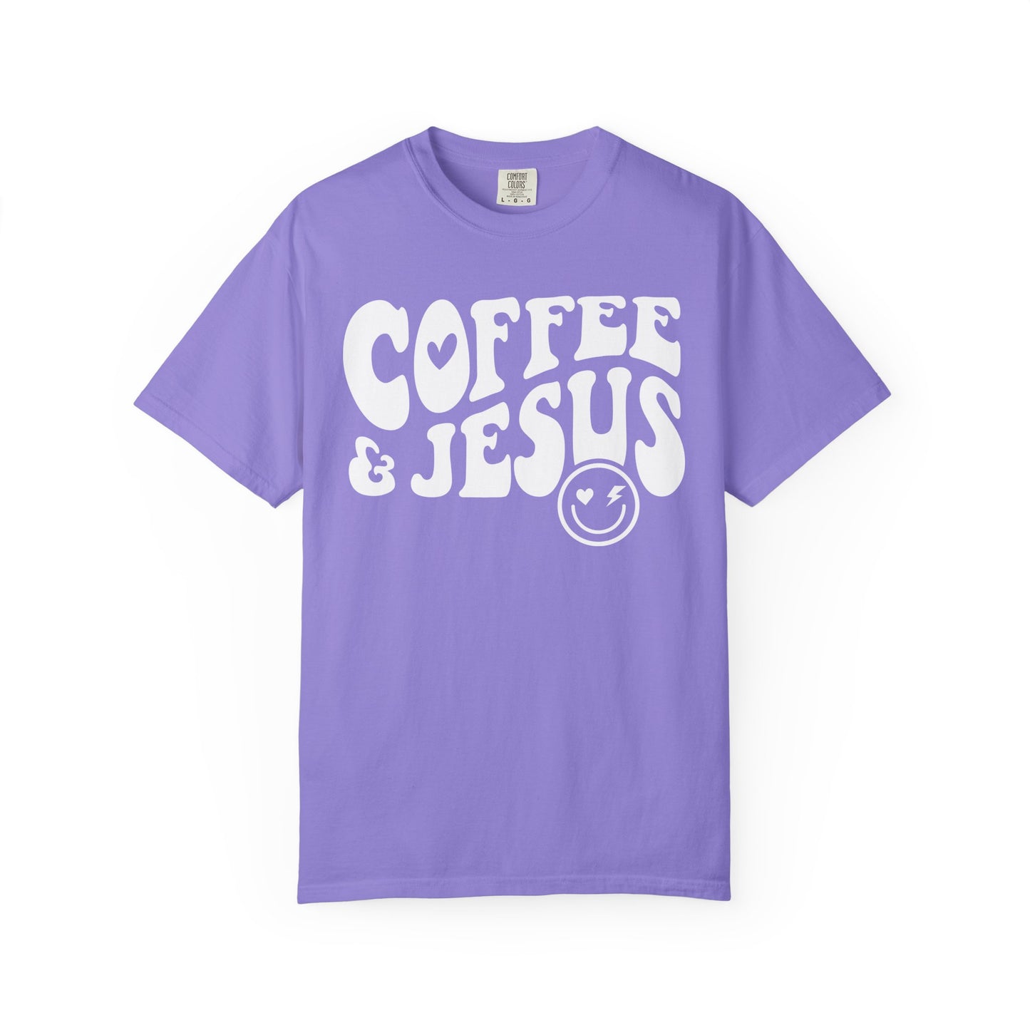 Coffee and Jesus - Jersey Short Sleeve T-Shirt