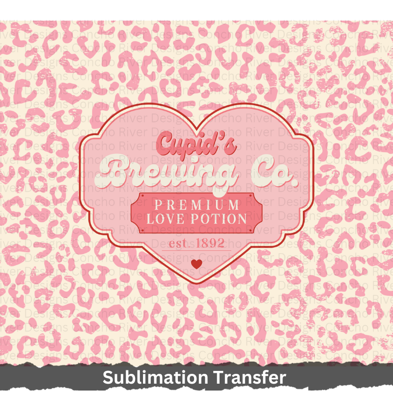 Cupid's Premium Potion - 20 oz Sublimation Transfer Sheet