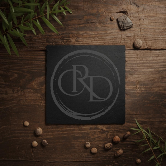 Custom Slate Coasters x4
